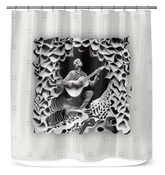 Rock Riffs Shower Curtain